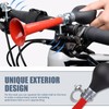 Bicycle Front/Mid-Pipe/Tail Air Horn with Squeeze Ball, 7.87" x 1.96"