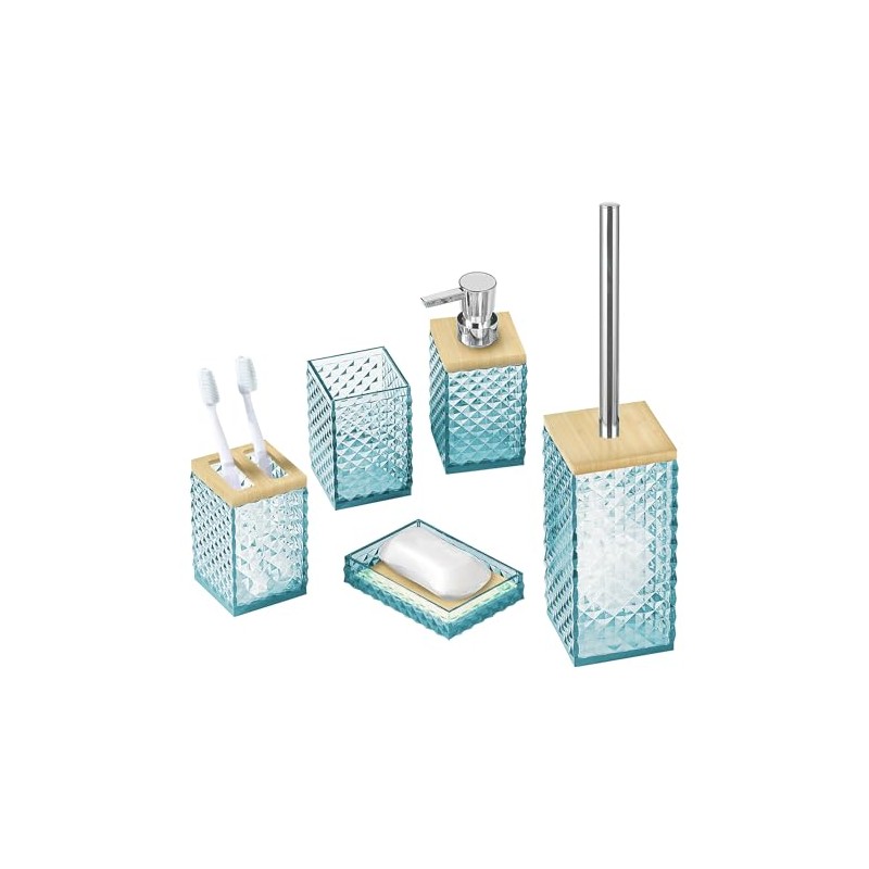 Set 5 Accesorios de Baño Kit de Baño Elegante Diseño
