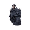 Nemesis Now Rebel Rider Skeleton Biker Figure, Black, 19 cm