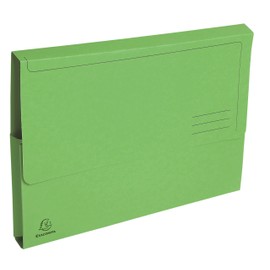 Exacompta Forever 46970E Recycled File Folders with Flap for DIN A4 Blue Angel Pack of 100 Assorted Colours