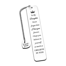 Easter Basket Essentials, Easter Basket Stuffers for Teens Girls Kids Daughter, Gifts for College Girls Daughter, Daughter Bookmark, 2025 Class Gifts for College High School, Daughter Gifts from Mom