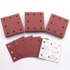 Sruhrak 110x115mm Sandpaper, 50 Pieces Sanding Sheets Hook and Loop