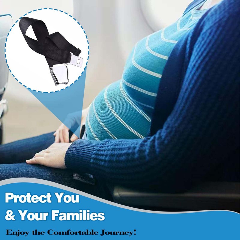 KUBDPQOR Superior Aircraft Seatbelt Extender - Adjustable Seat Belt Extender