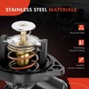 A-Premium Engine Coolant Thermostat Housing Assembly with O-ring Compatible with