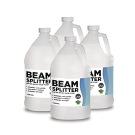 Froggy's Fog Beam Splitter Professional Haze Fluid for Hurricane Haze 1, 2 and 4, and Other Haze Machines, Water-Based Hazer Fluid, 4 Gallon Case