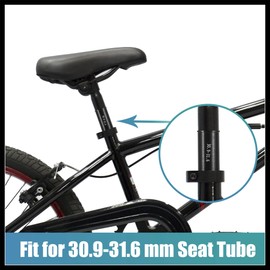 Hihaha 30.9 to 31.6mm Bicycle Bike Seat Post Tube Adapter Reducing Sleeve Durable Material