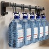 AmoiChic Adhesive Wall Mounted Pot Pan Rack, Kitchen Wall Mounted