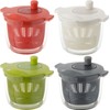 Squirrel Salad Spinner Vegetable Colander Dark Gray 2.3L Liberalista Made