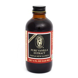 Tahitian Gold Premium All Natural Bottled Pure Vanilla Extract For Baking, Cooking, and More, Ideal For Cookies, Cakes, Muffins, and Desserts (Tahitian Select, 4 Ounce)