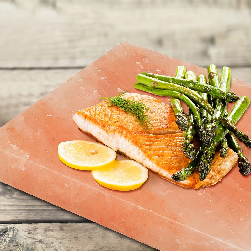 Onlyfire Himalayan Salt Plate 8"x8"x1.5" for Cooking, Grilling Cutting and