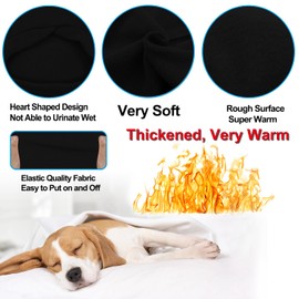 HuaLiSiJi Dog Fleece Jumper Large Dog Sweatshirt Hoodies, Warm and Lightweight, With a Soft Texture, Easy to Wear and Bright Colors (4XL Black)