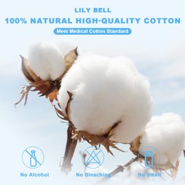 Lily Bell Soft Dry Wipes Cottons Tissue Disposable Face Towel (110 Count) 100% Cotton Wipes Cotton Facial Tissues for Sensitive Skin Facial Towels Disposable, Lint-Free, Dry and Wet Use