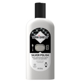 Tarni-Sheild Silver Polish - Clean, Polish, and Protect Against Tarnish - 8 Ounces – Safely Cleans Silver, Copper, Brass, and Other Metals in Just One Application