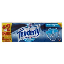 TENDERLY Handkerchiefs NSO DERMO 3 PLUS PURE SOFT 10+2 FREE