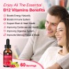 60ML Vitamin B12 Supplement Liquid Drops Extra Strength Suport Immunity
