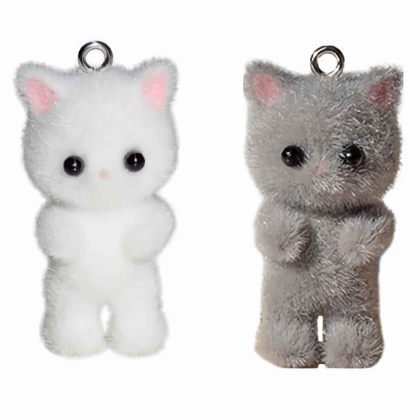 Lefe Liee cute cat keychains plush for women, kawaii cat