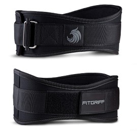 Fitgriff® Weight Lifting Belt V2 – Weight Lifting Belt for Men and Women – for Bodybuilding, Strength Training, Crossfit Training, Weightlifting Belt, for Gym Workouts, XS