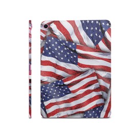 Glossy Glitter iPad Skin Compatible with Apple iPad A16 11 Gen (2025) - Patriot - Premium 3M Vinyl Protective Wrap Decal Cover - Easy to Apply | Crafted in The USA by MightySkins