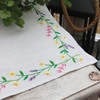 Trimits Embroidery Kit - Table Runner - Includes Printed Fabric,