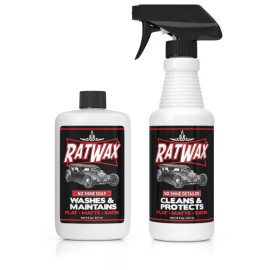 RAT WAX  - Matte Finish SOAP & DETAILER  Kit for Rods & Kustoms, matte paint
