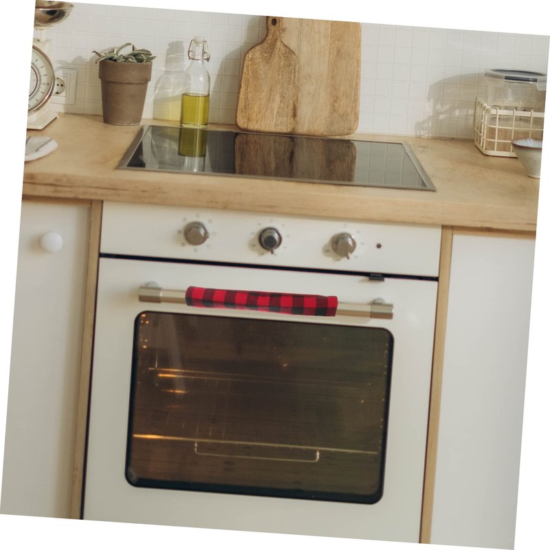 Tofficu 1Set Refrigerator Handle Cover Skin Friendly Protector for Kitchen