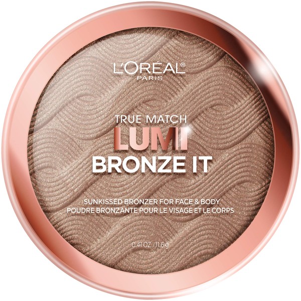 L'Oreal Paris Cosmetics True Match Lumi Bronze It Bronzer For Face And Body, Deep, 0.41 Fluid Ounce