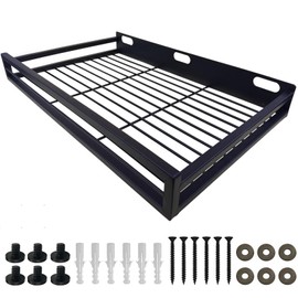 TMQZLN For Resin Shelf Accessory Outdoor Sheds Storage,16" x 9.8" x 2",with EZ Bolt Assembly,Wall Mount Tool Organizer,Space-Saving Shelf for Outdoor Storage Sheds