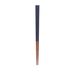Handmade Premium Natural Wood Chopsticks Hosomi Modern Navy / 핸드메이드 고급 천연 원목 젓가락 나무젓가락 호소미 모던 네이비