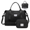 Weekender Bags for Women,Personal Item Travel Bag with Shoes Compartment,Overnight