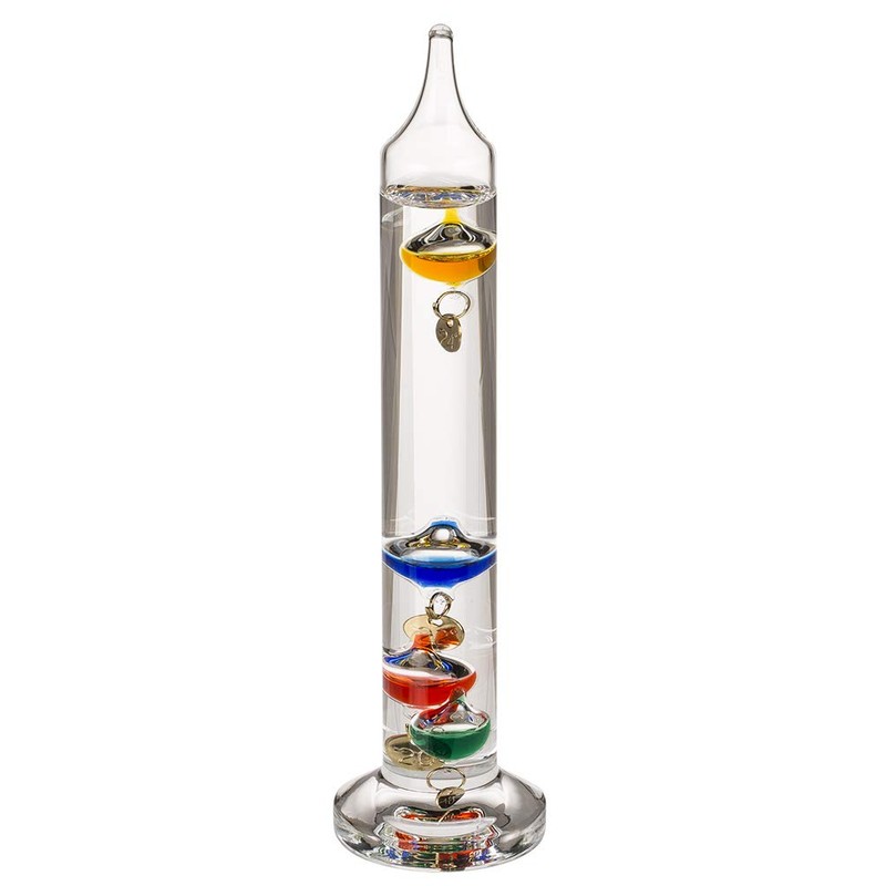 Out of the blue Glass Galileo Thermometer 18cm