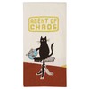Blue Q Funny Dish Towel, The Cat - Agent of