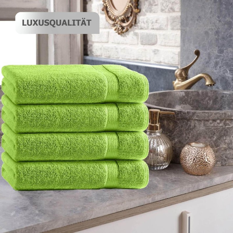 Class 4 Piece Terry Towelling Bath Towel Set | Pack