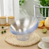 BESTVIP Clear Plastic Serving Bowls for Party - 12 Pack