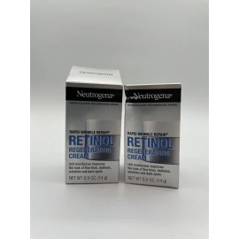Neutrogena 2x EXPIRED Neutrogena Rapid Wrinkle Repair Retinol Regenerating Face Cream 0.5oz