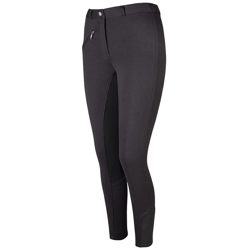 PFIFF Unisex Children's Thea Full-Seat Breeches, Black, 152 EU