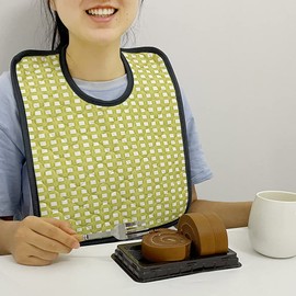 Babero absorbente de algodón para adultos, protector de ropa para la hora de la comida, accesorios para personas mayores, discapacitadas para personas mayores de Parkinson, personas mayores, discapacitados