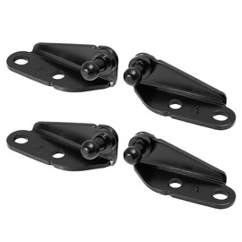 X AUTOHAUX 2 Pair 10mm Vehicle Ball Studs Mounting Bracket for Gas Struts Shock
