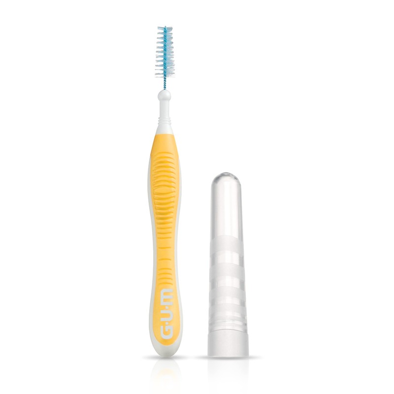 GUM Proxabrush® Go-Betweens® Reusable Interdental Cleaners, Antibacterial Bristles, Protective Travel