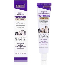 Toothpaste | Teeth Cleaning and Fresh Breath Dental Care for American English Coonhound and Other Hound Dogs | Soothes Inflamed Gums | Safe for Puppies | Vet Formulated 1 Pack (2.4 OZ)