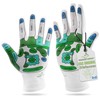Hand Reflex Zone Gloves for Hand Reflexology Massage German Lettering