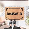 FNDMCTPS Funny Welcome Coir Doormat - Shamone in - Heavy-Duty