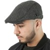Toskatok® Flat Cap Men's Checked Wool Blend Tweed -