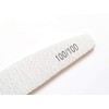 8X Nail Files Zebra Shape Half Moon Chose GRIT Double