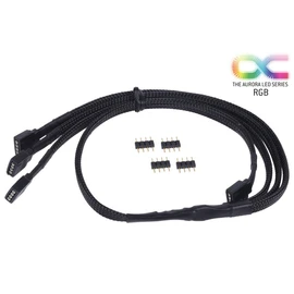 Alphacool RGB 4 pin to 3x 4 pin Splitter Cable - 60cm
