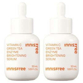 Innisfree Vita C Green Tea Enzyme Blemish Toning Serum EX, 50ml, 2 pcs / 이니스프리 비타C 그린티 엔자임 잡티 토닝 세럼 이엑스, 50ml, 2개