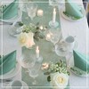 100%Mosel Eucalyptus Green Table Decoration Set - 40-80 Guests -