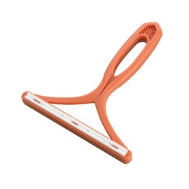 Pet Hair Remover - ShiningUU Dog Hair Remover | Carpet Scraper Tool for Sofa, Cars & Stairs | Portable Cat Hairs Remover Brush for Carpets, Furniture & Pet Beds | Easy-Clean (Orange)​