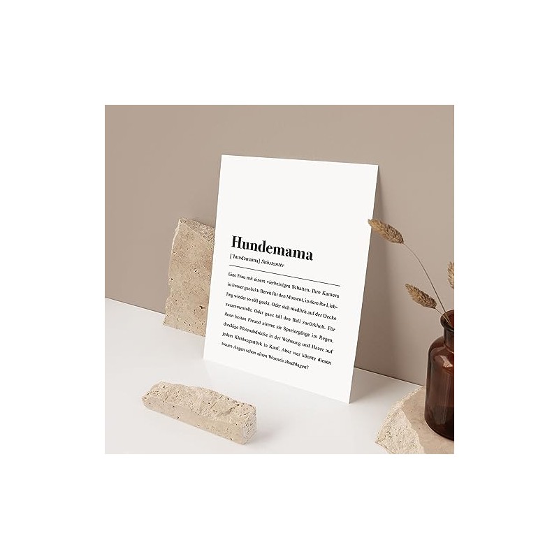 Hundemama Definition: DIN A4 Plakat