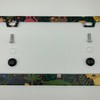 Supdanautodechere Tropical Rainforest Flowers Plants Animals License Plate Frame, Tropical