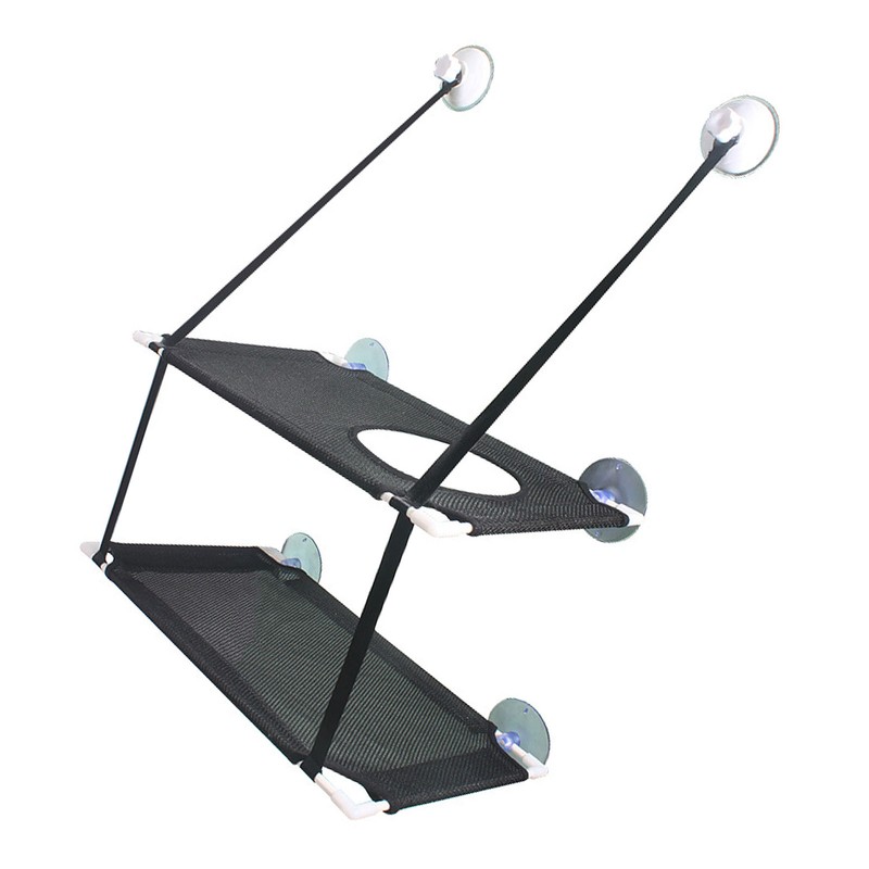 Cat Hammock Double Layer Hanging Installation Strong Suction Cup Soft